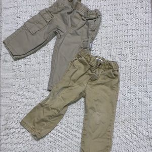 2 pairs of khaki pants